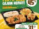 Promo Kimukatsu Flash Sale Gajian Hemat diskon 45% plus ekstra diskon GrabFood untuk 2 Chicken Katsu dan Gyoza Bento.