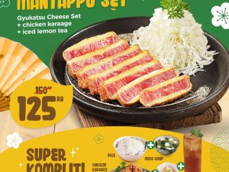 Promo Kimukatsu Gyukatsu Mantappu Set Rp. 125.000 paket lengkap dine-in