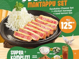Promo Kimukatsu Gyukatsu Mantappu Set Rp. 125.000 paket lengkap gyukatsu dan karaage