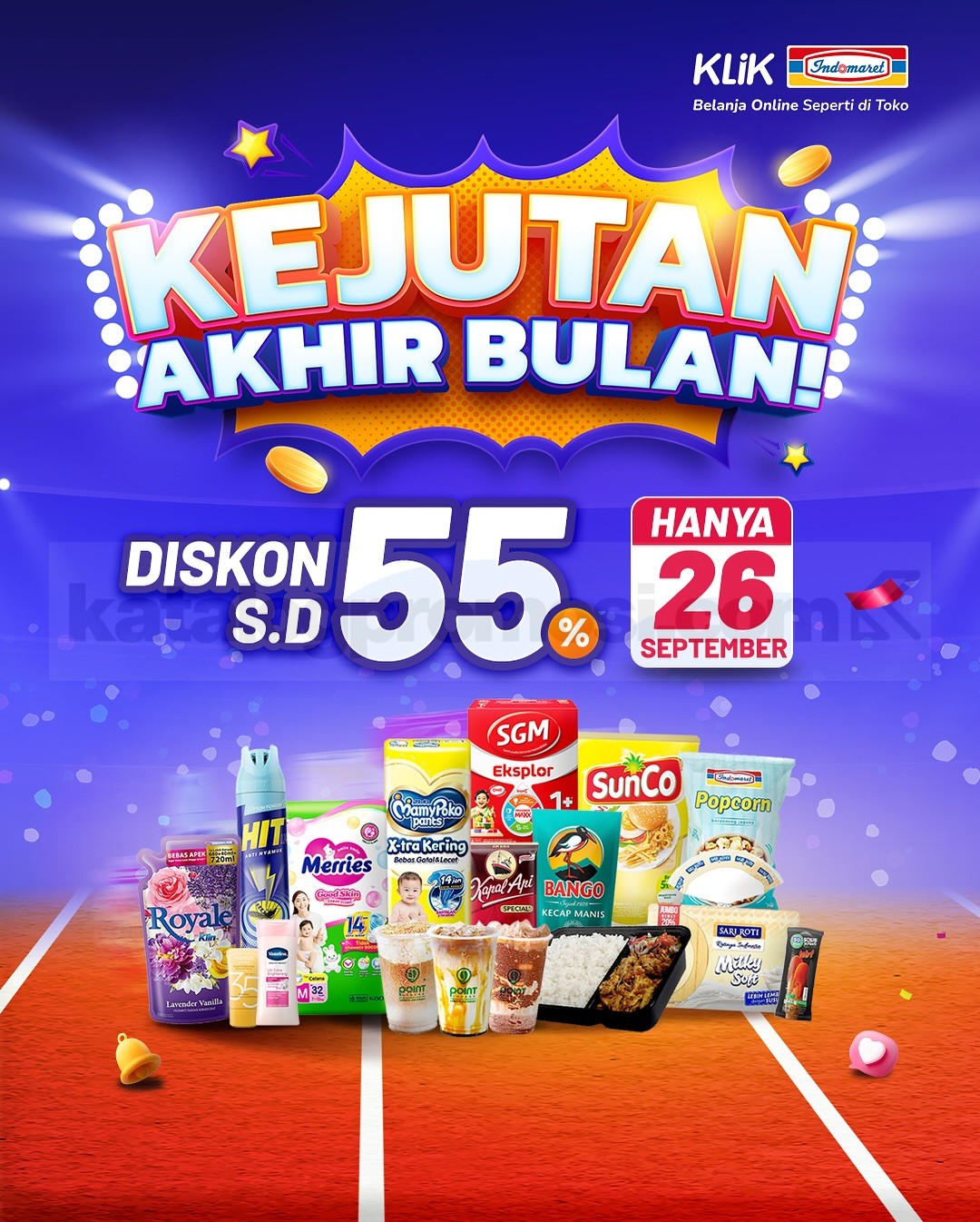 Promo Klik Indomaret Kejutan Akhir Bulan Diskon hingga 55% Promo Klik Indomaret Kejutan Akhir Bulan Diskon hingga 55% 1