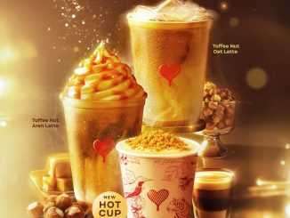Flyer promo Kopi Kenangan Toffee Nut Series minuman baru mulai Rp. 19 ribu dengan promo Beli 2 Gratis 1 atau Beli 3 Gratis 1.