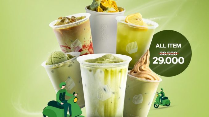 Promo Kopi Nako Mendadak Matcha semua varian Rp.29.000 berlaku sampai 31 Desember 2025