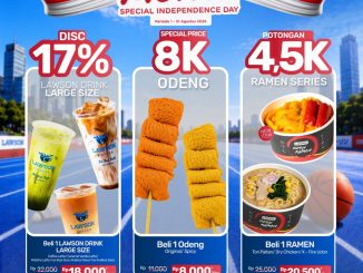 Promo Lawson Active Month Special Independence Day Odeng Mulai Rp8.000 Promo Lawson Active Month Special Independence Day Odeng Mulai Rp8.000 dengan harga spesial Odeng, minuman, dan rame