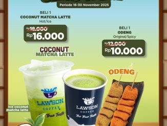 Promo Lawson SEMANGAT Odeng & Coconut Matcha Latte mulai Rp. 10.000