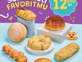 Promo Loaf Bun Roti Favorit Serba Rp.12.800 dengan berbagai pilihan roti lembut