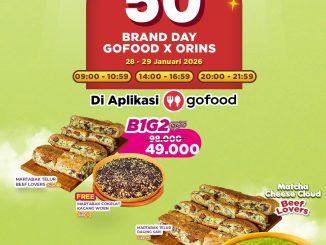 Promo MARTABAK PIZZA ORINS GoFood Brand Day Diskon 50% 3