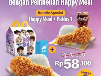 Promo McDonalds Bundle Happy Meal + PaNas 1 Rp58.100 berlaku hingga 3 Oktober 2025