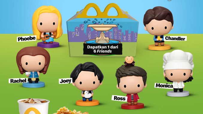 Promo McDonald’s Friends Meal cuma Rp. 69.357 dapatkan 1 dari 6 figur Friends