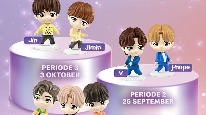 Promo McDonalds Happy Meal TinyTAN edisi spesial dengan mainan karakter BTS periode 19 September–3 Oktober 2025