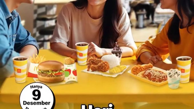 Promo McDonalds Hari Momen HeBat gratis menu receh 1