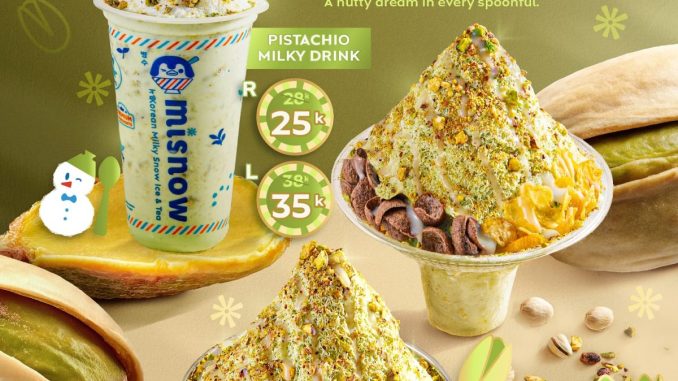 Promo Misnow NEW! Pistachio Series mulai Rp25.000 1
