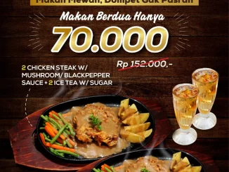 Promo Mister Baso Chicken Steak Skena Combo Rp. 70.000 di Mall BTM Bogor