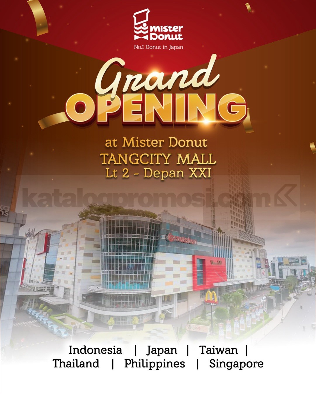 Promo Mister Donut Grand Opening Tangcity Mall Beli 6 Gratis 6 Promo Mister Donut Grand Opening Tangcity Mall Beli 6 Gratis 6 1