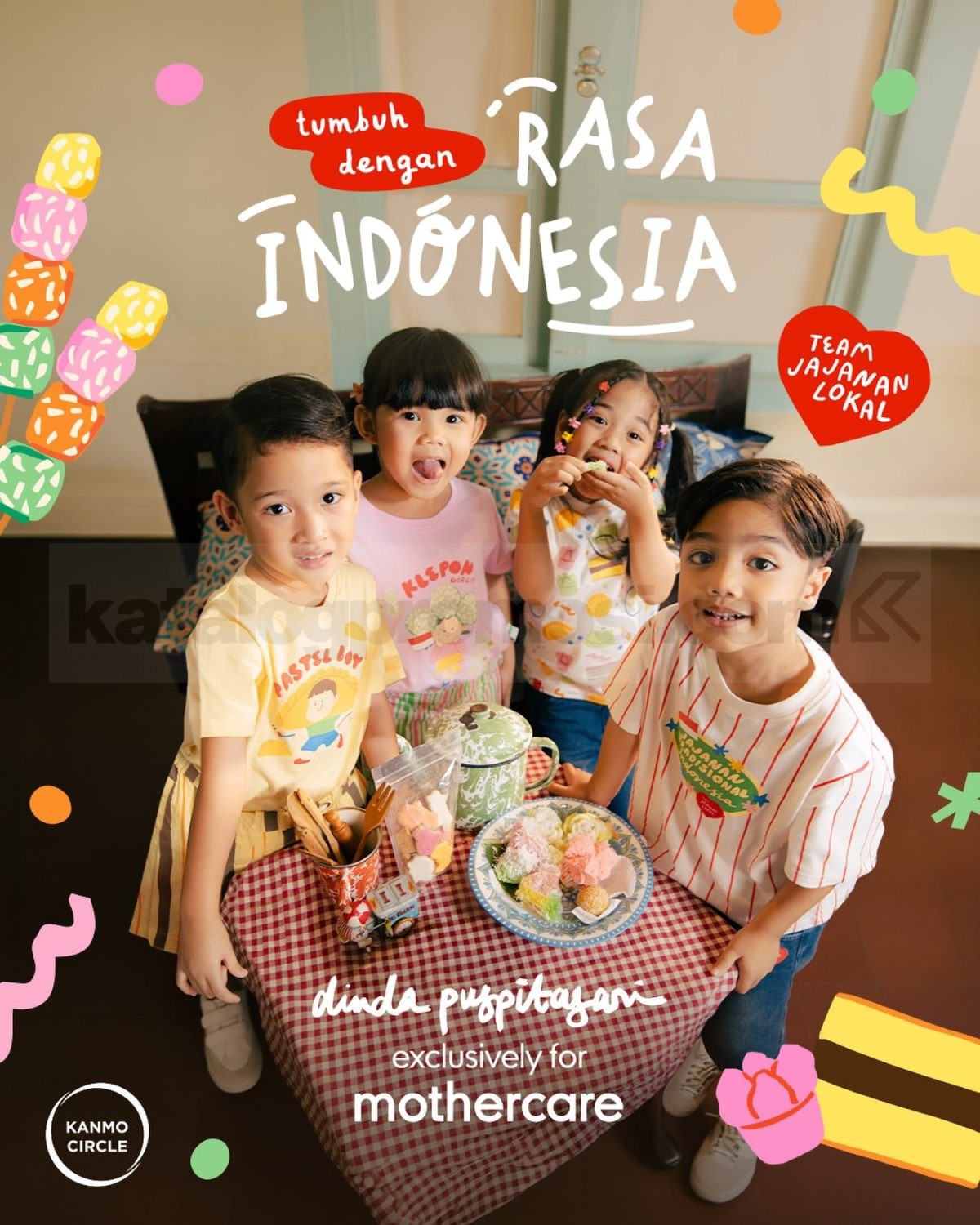Promo Mothercare Dinda Puspitasari Koleksi Eksklusif Promo Mothercare Dinda Puspitasari Koleksi Eksklusif bertema kuliner tradisional Indonesia untuk si kecil.