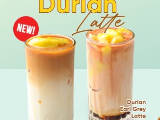 Promo My Kopi-O NEW! Durian Latte mulai Rp. 42.800 creamy nikmat