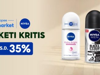Promo Nivea Shopee Supermarket deodorant diskon hingga 35% untuk perawatan ketiak lebih percaya diri