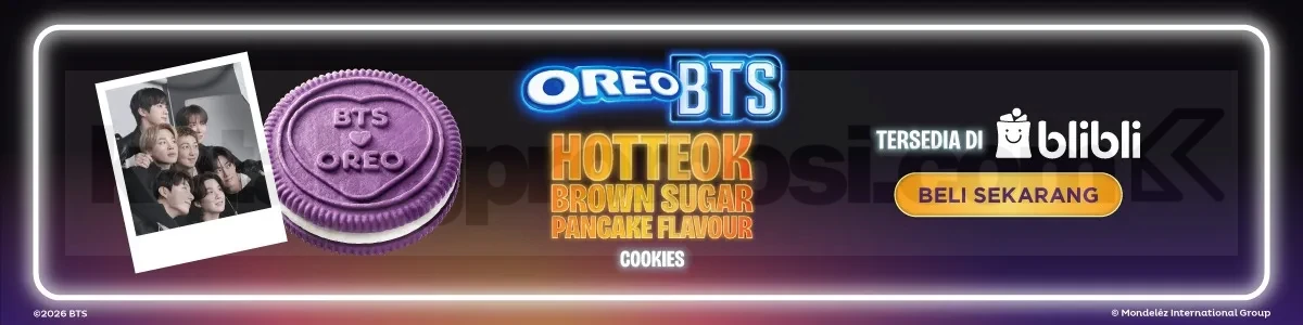 Promo OREO x BTS NEW! Brown Sugar Pancake Promo OREO x BTS NEW! Brown Sugar Pancake dengan 13 desain emboss BTS eksklusif di Blibli.