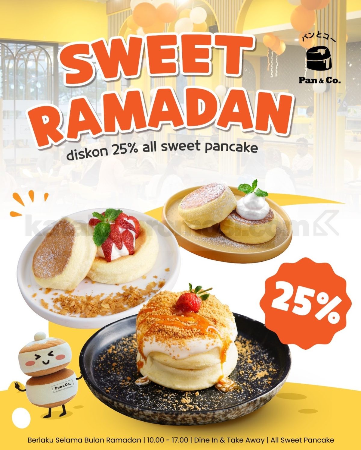 Promo Pan & Co Ramadan Sweet Pancake Diskon 25% Promo Pan & Co Ramadan Sweet Pancake Diskon 25% semua varian di Lombok