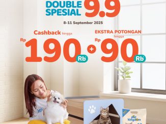 Promo Pet Kingdom 9.9 Double Spesial cashback hingga Rp190 ribu berlaku 8–11 September 2025 di seluruh outlet