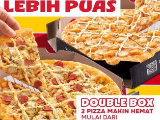 Promo PHD Double Box 2 Pizza mulai Rp. 80.000-an bebas pilih 14 topping favorit
