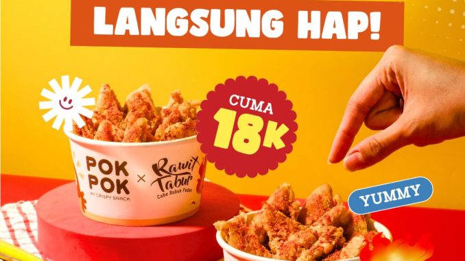 Promo PokPok x Rawit Tabur Menu Favorit Rp. 18.000 via GoFood dan GrabFood