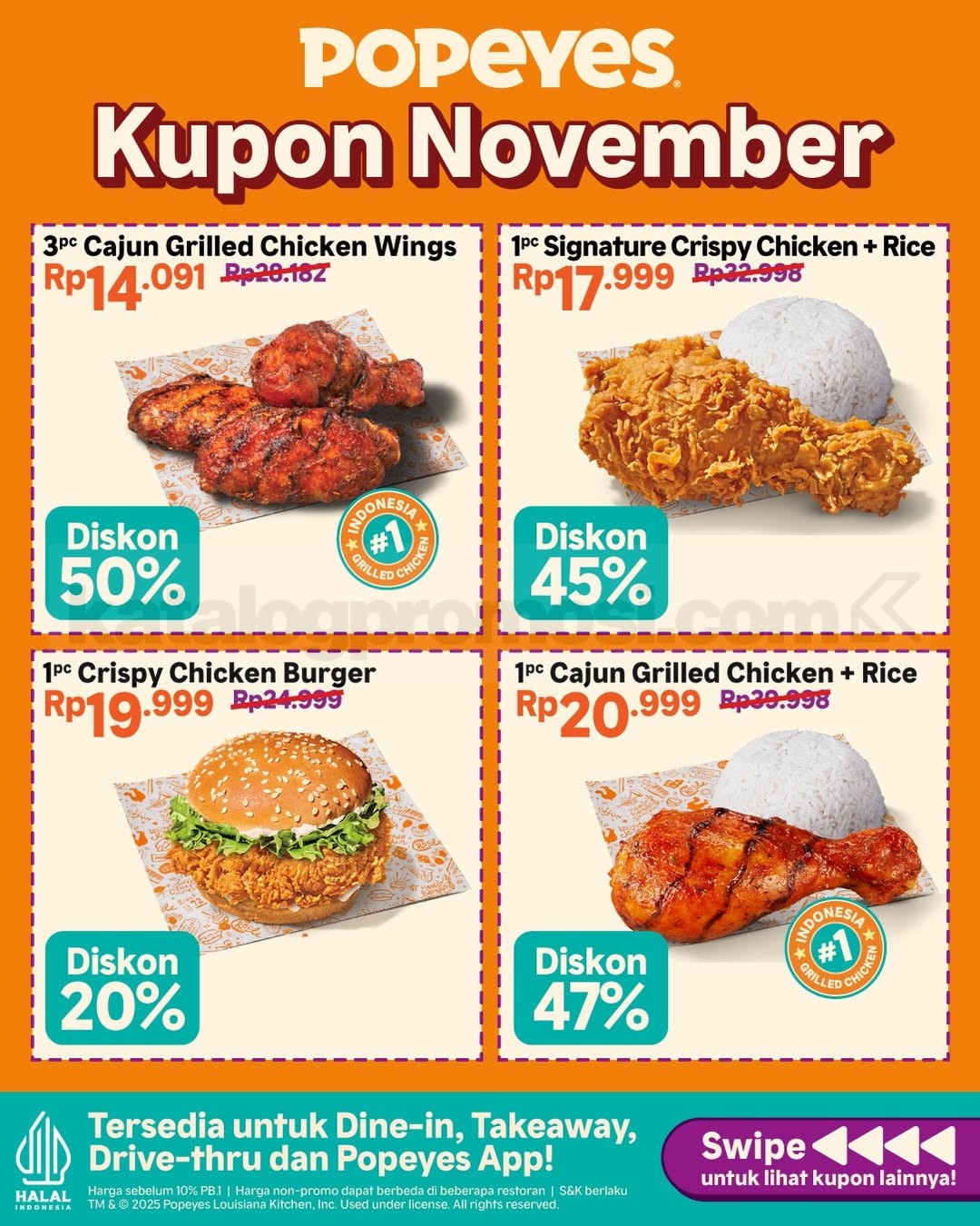 PROMO POPEYES KUPON DISKON NOVEMBER 2025 PROMO POPEYES KUPON DISKON NOVEMBER 2025 3