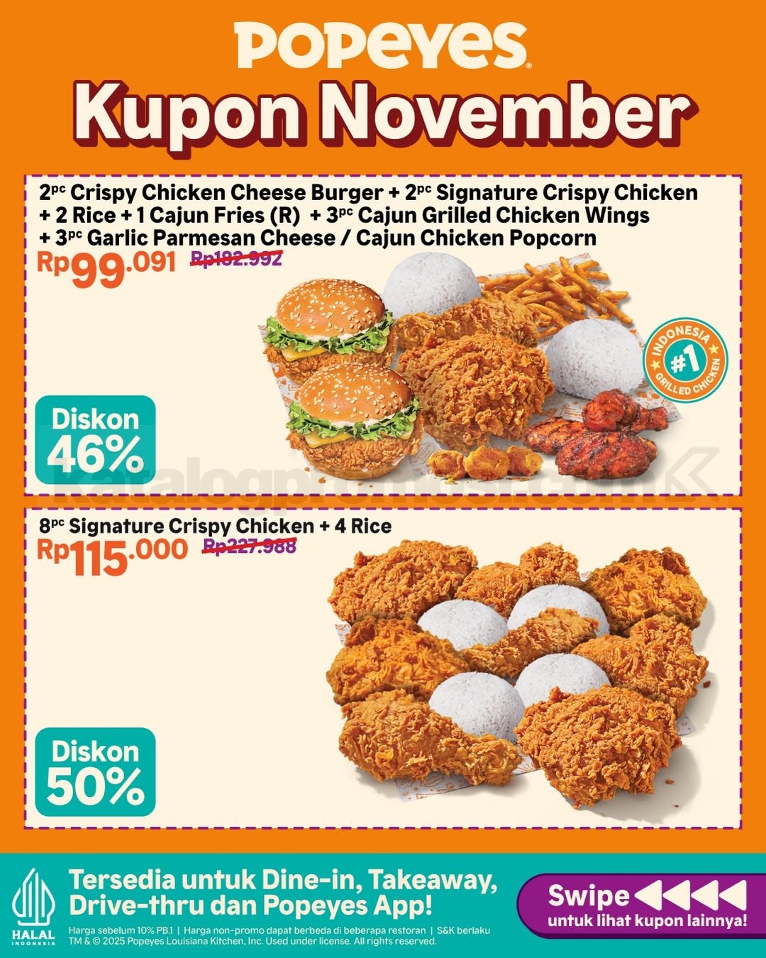 PROMO POPEYES KUPON DISKON NOVEMBER 2025 PROMO POPEYES KUPON DISKON NOVEMBER 2025 5