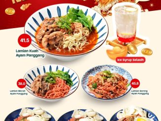 Promo Quali Lunar Feast NEW! Menu Ayam Panggang mulai Rp. 32.900 dengan bonus Free Ice Syrup Selasih