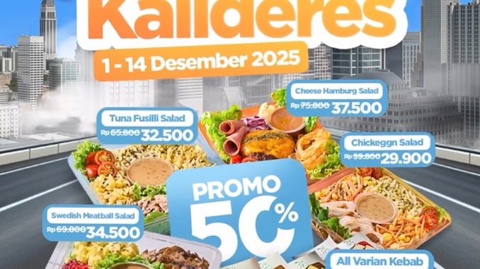 Promo SALAD HUT Cabang Baru Citra 1 Kalideres diskon 50% untuk menu pilihan 1–14 Desember 2025.