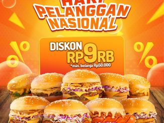 Promo Say Burger Hari Pelanggan Nasional diskon Rp9.000 berlaku 4 September 2025 di Klik Indomaret