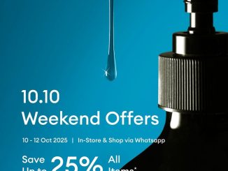 Promo Sensatia Botanicals 10.10 Weekend Offers diskon hingga 25% berlaku 10–12 Oktober 2025