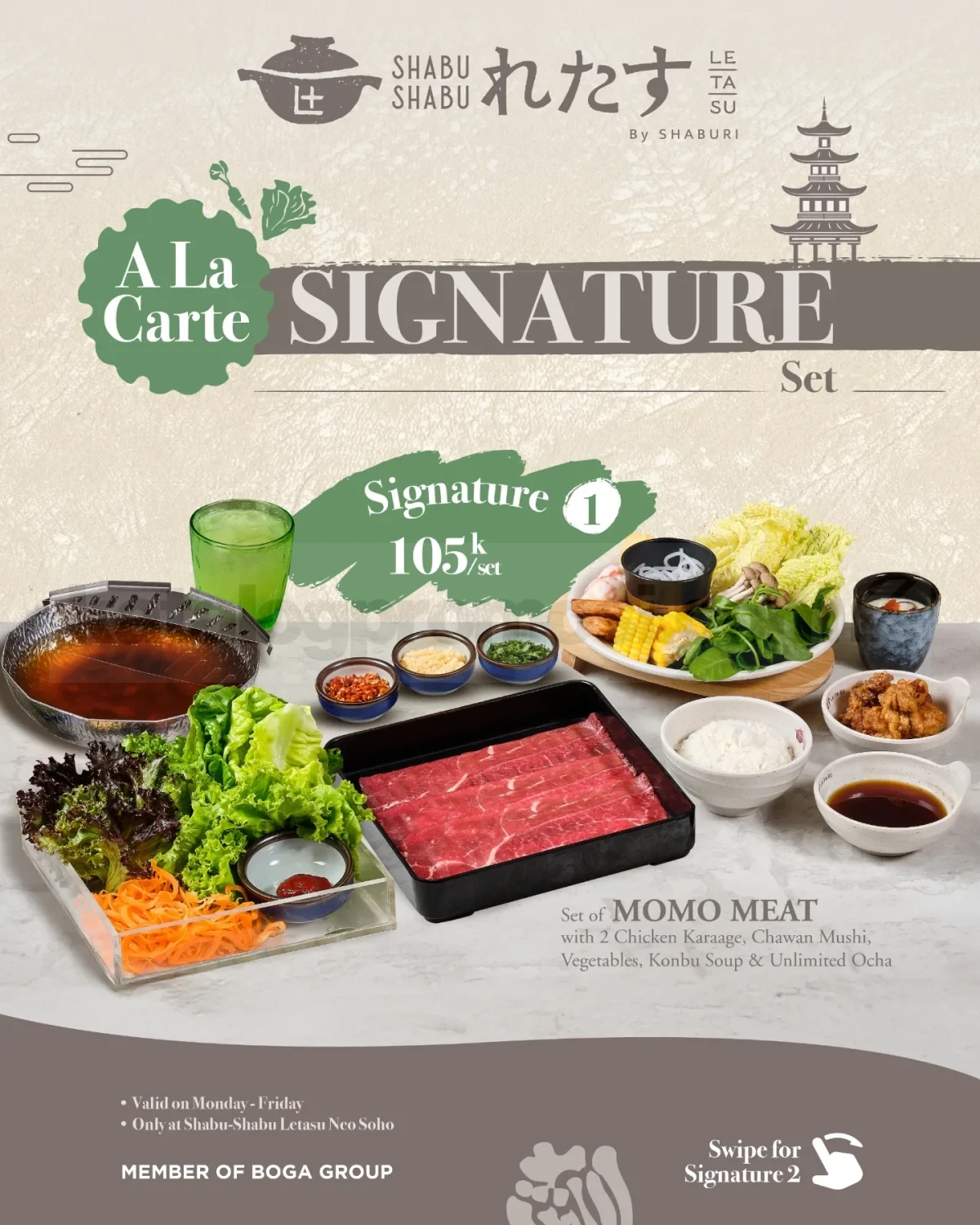 Promo Shabu-Shabu Letasu A La Carte Signature Set Mulai Rp105.000 Promo Shabu-Shabu Letasu A La Carte Signature Set Mulai Rp105.000 1