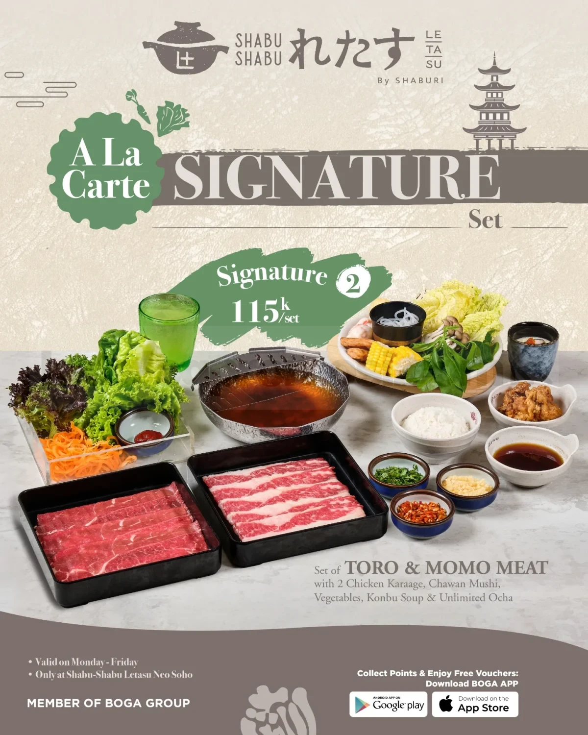 Promo Shabu-Shabu Letasu A La Carte Signature Set Mulai Rp105.000 Promo Shabu-Shabu Letasu A La Carte Signature Set Mulai Rp105.000 2