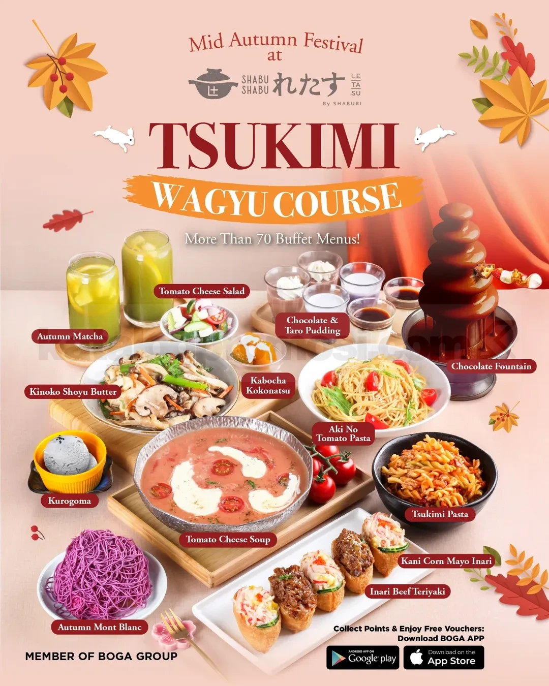 Promo Shabu Shabu Letasu Tsukimi Wagyu Course Rp458.000 Promo Shabu Shabu Letasu Tsukimi Wagyu Course Rp458.000 3