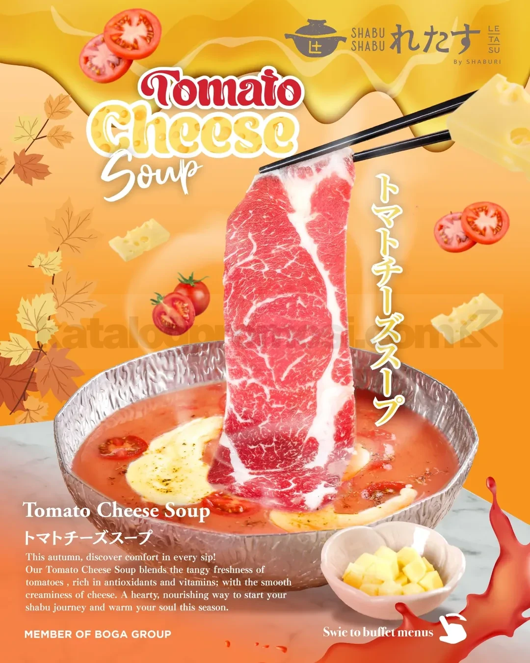Promo Shabu Shabu Letasu Tsukimi Wagyu Course Rp458.000 Promo Shabu Shabu Letasu Tsukimi Wagyu Course Rp458.000 4