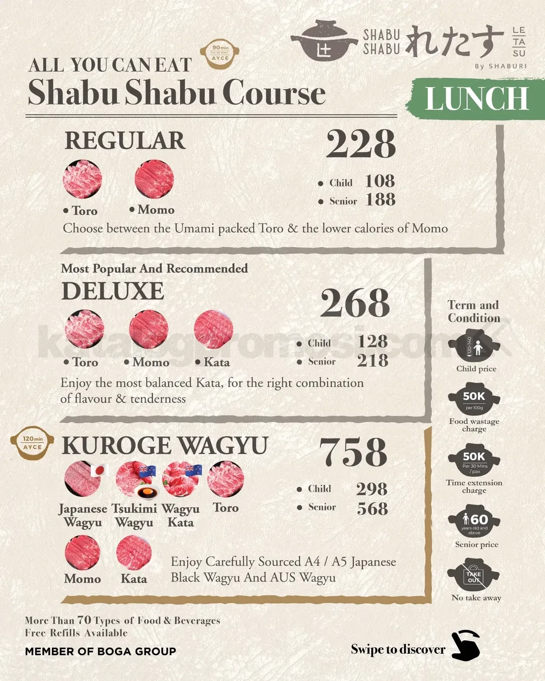 Promo Shabu Shabu Letasu Tsukimi Wagyu Course Rp458.000 Promo Shabu Shabu Letasu Tsukimi Wagyu Course Rp458.000 5