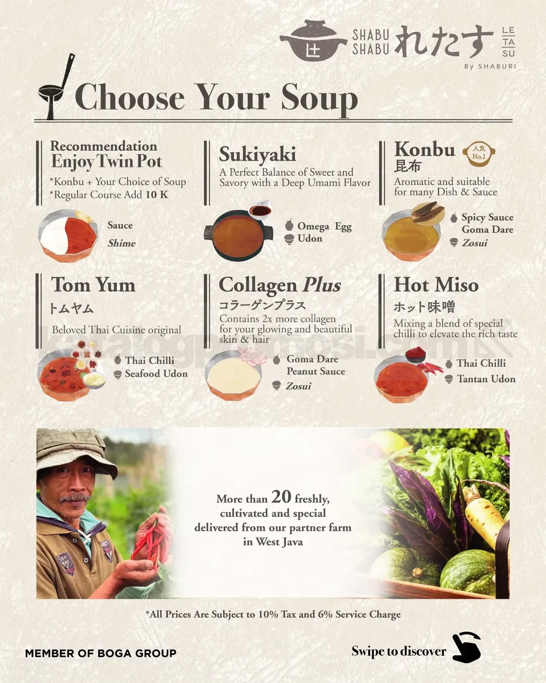 Promo Shabu Shabu Letasu Tsukimi Wagyu Course Rp458.000 Promo Shabu Shabu Letasu Tsukimi Wagyu Course Rp458.000 7