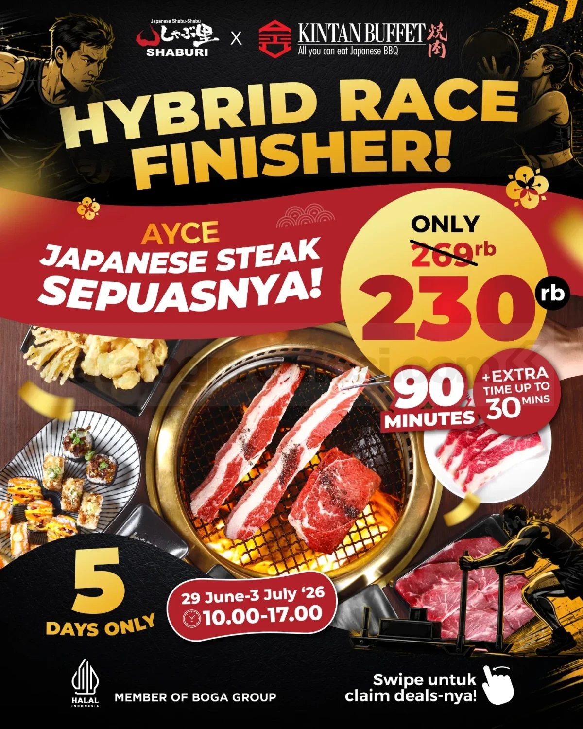 Promo Shaburi Kintan Buffet Hybrid Race AYCE Mulai Rp. 195.000
