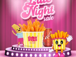 Promo Shake Shake in a Tub Late Night Sale Buy 1 Get 1 Free minuman Teh Sosro dengan pembelian menu Huge size