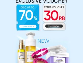Promo Skintific Diskon hingga 70% Plus Voucher Rp. 30.000 untuk produk pilihan di Shopee