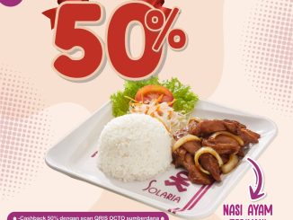 Promo Solaria QRIS OCTO Mobile Cashback 50% maksimal Rp. 15.000 tanpa minimum transaksi