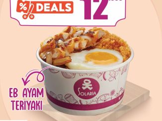 Promo Solaria ShopeeFood Express Bowl Ayam Teriyaki Rp. 12ribu April 2026