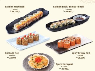 Promo Sushi Tei Spicy Series Sushi mulai Rp. 32.000 dengan pilihan menu sushi pedas favorit
