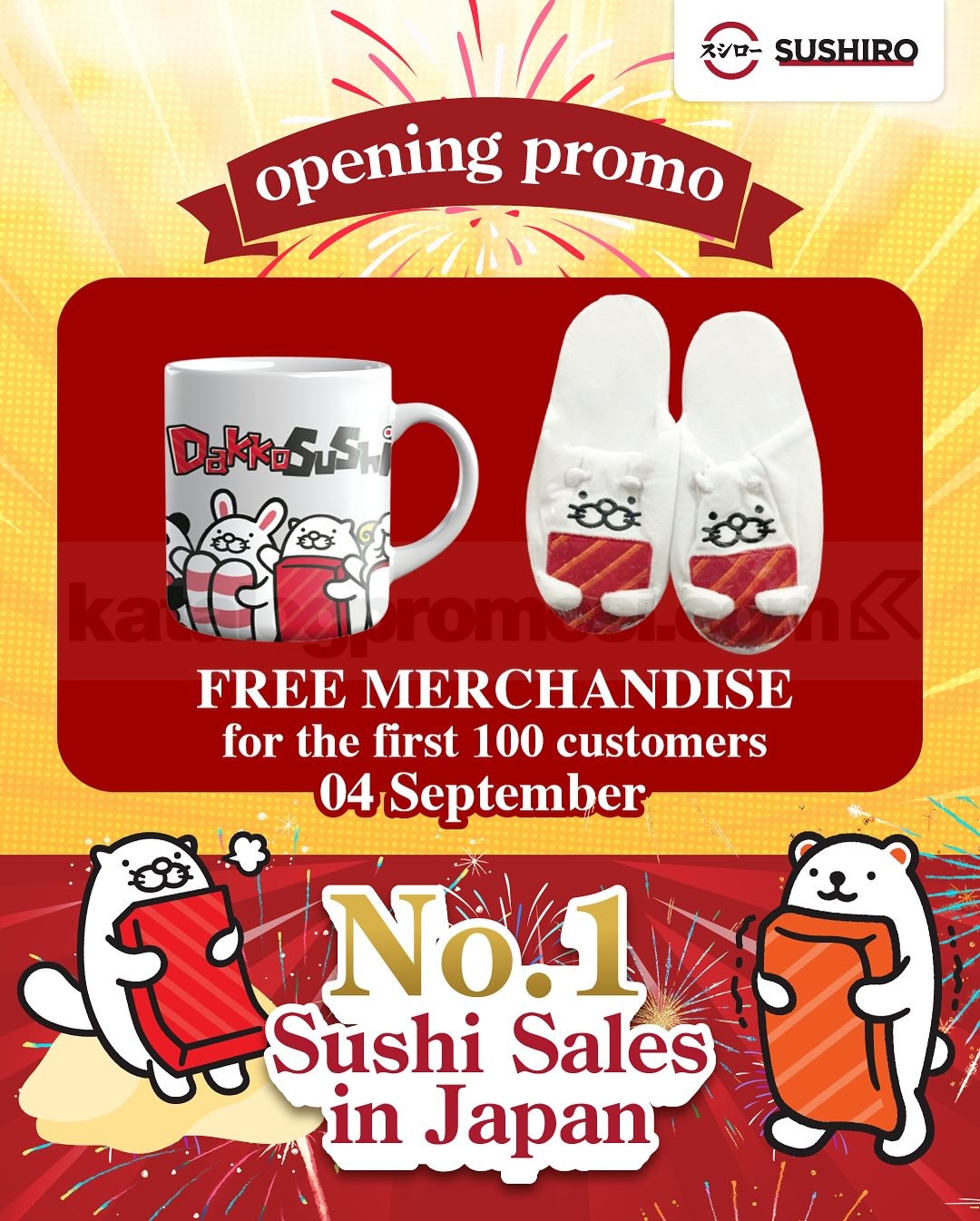 Promo Sushiro Emporium Pluit Mall Opening Special Promo Sushiro Emporium Pluit Mall Opening Special 2