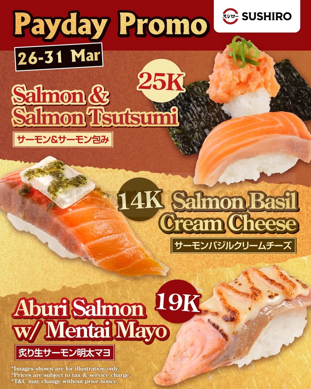 Promo Sushiro Payday Sushi Time mulai Rp. 14.000 Promo Sushiro Payday Sushi Time mulai Rp. 14.000 menu salmon spesial