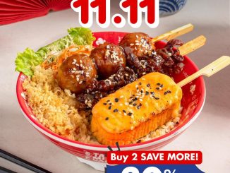 Promo Tami Yakitori 11.11 Super Sale Diskon 30% Menu Kedua