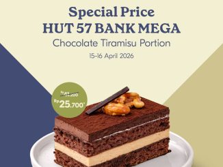 Promo The Harvest HUT Bank Mega Tiramisu Rp. 25.700 periode April 2026