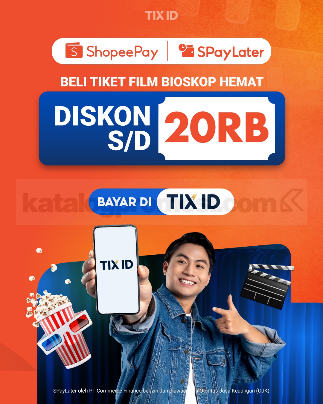 Promo TIX ID ShopeePay & SPayLater Diskon Tiket Film Rp. 20.000 Promo TIX ID ShopeePay & SPayLater Diskon Tiket Film Rp. 20.000 di aplikasi TIX ID