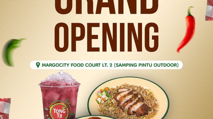 Promo Tong Tji Kitchen Grand Opening paket spesial Rp. 56.000 Nasi Goreng, Nasi Uduk & Nasi Campur + Teh Premium