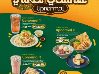 Promo Warunk Upnormal Paket Selaras mulai Rp. 35.000 menu paket buka puasa Ramadhan